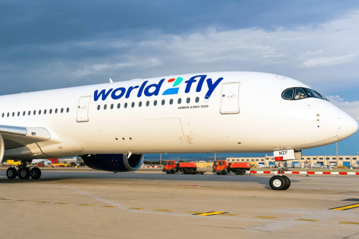 World2Fly amplía su flota con la llegada de un tercer A350